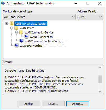 UPnP Tester screenshot #0