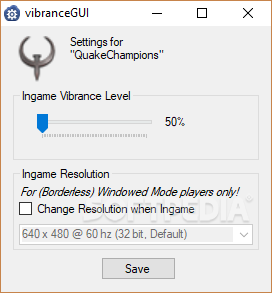 vibranceGUI screenshot #1