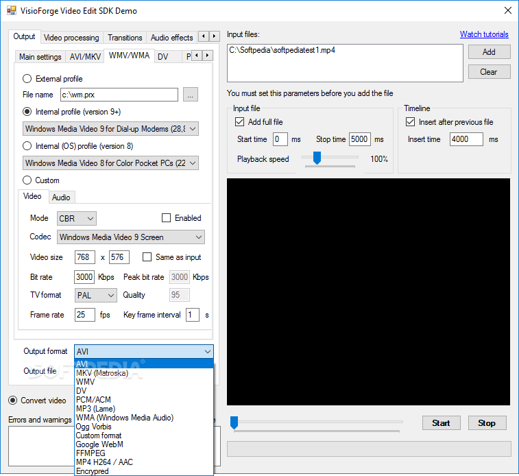 VisioForge Video Edit SDK (ActiveX Version) screenshot #2