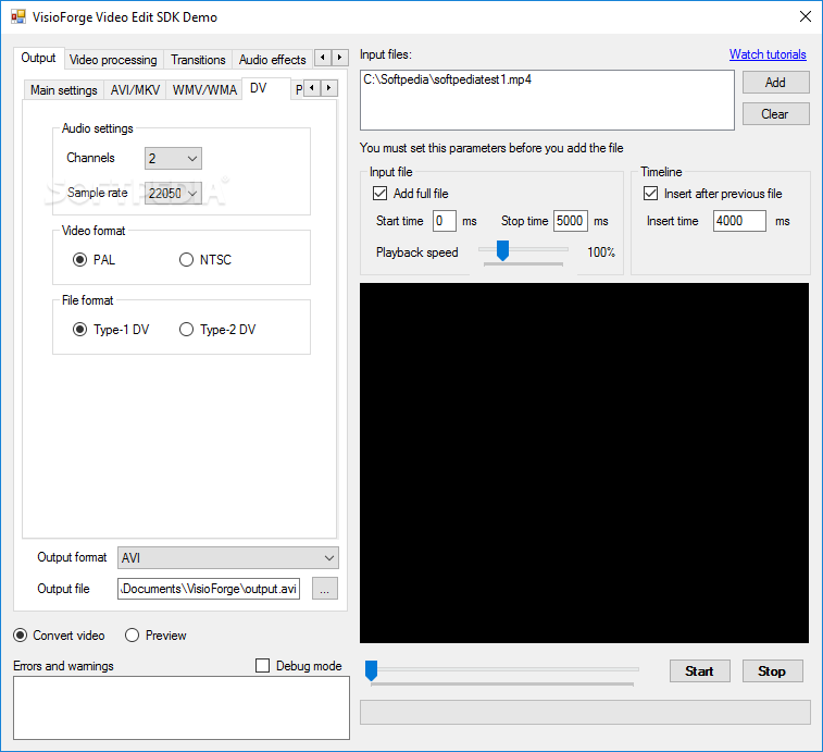 VisioForge Video Edit SDK (ActiveX Version) screenshot #3