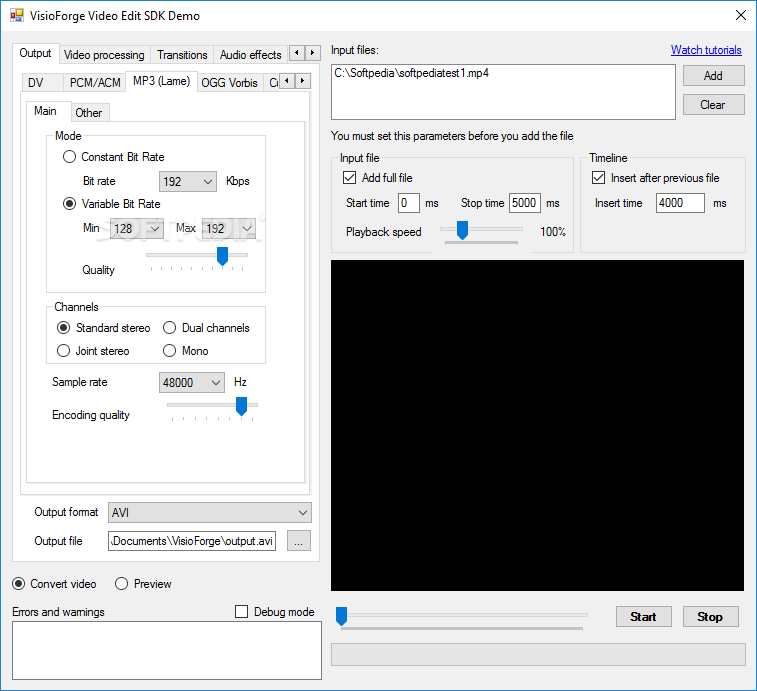 VisioForge Video Edit SDK (ActiveX Version) screenshot thumb #5