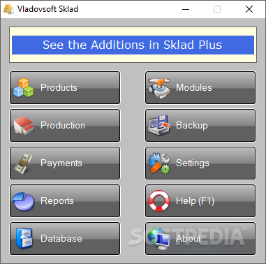 free Vladovsoft Sklad Plus 14.1 for iphone download