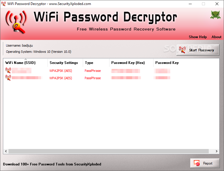 Download Wifi Password Decryptor 12 0